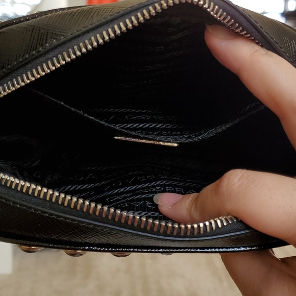 NEW💥PRADA Saffiano Mini Crossbody Bag - Picture 10 of 14